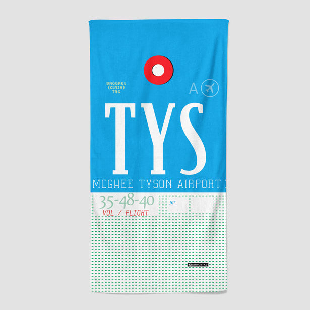 TYS - Beach Towel - Airportag