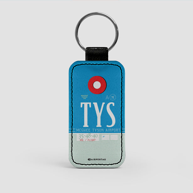 TYS - Leather Keychain - Airportag
