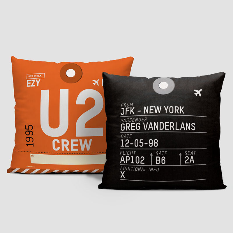 U2 - Throw Pillow