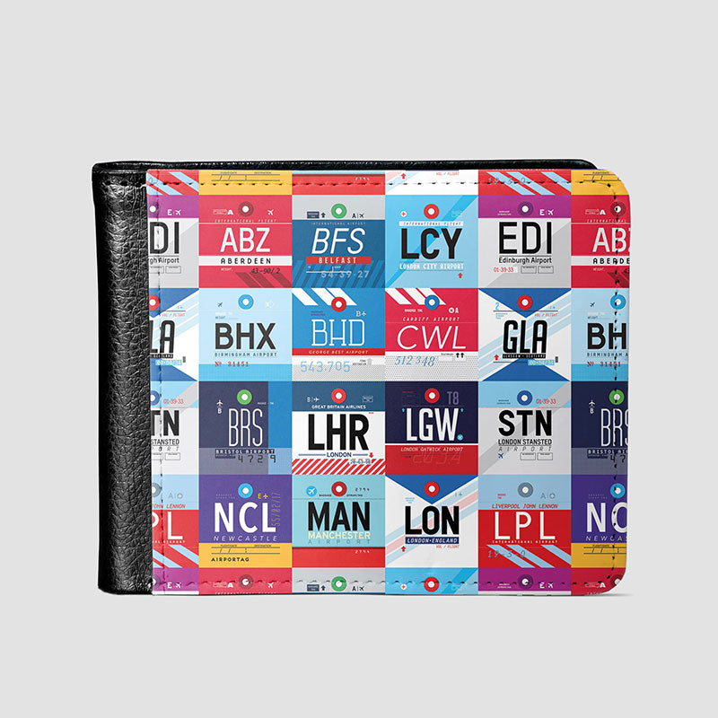 英国の空港 - 男性用財布