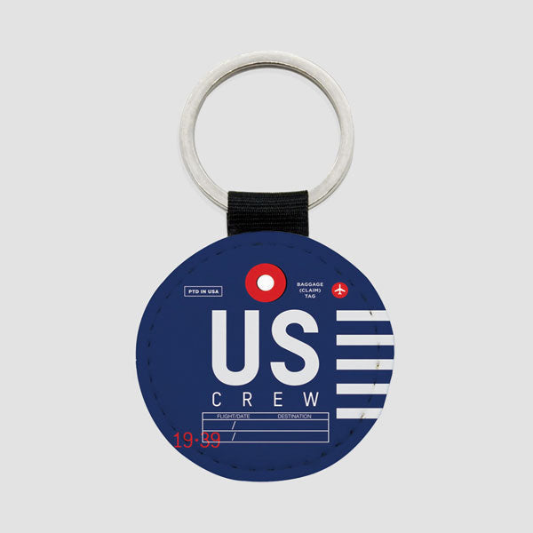 US - Round Keychain