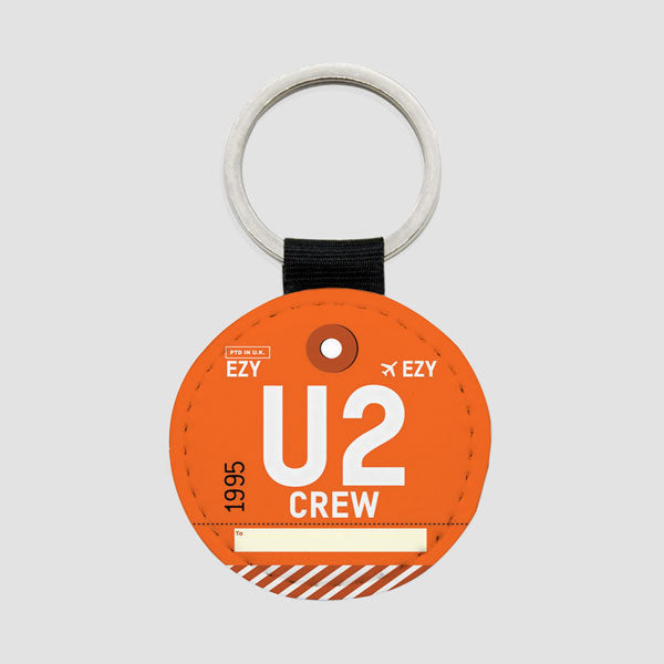 U2 - Round Keychain