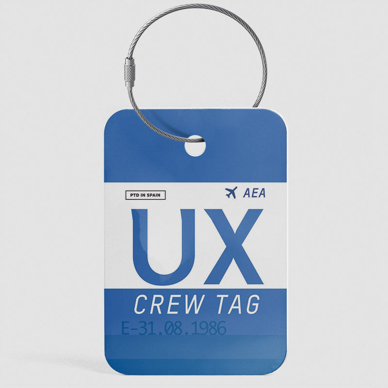 UX - Étiquette de bagage