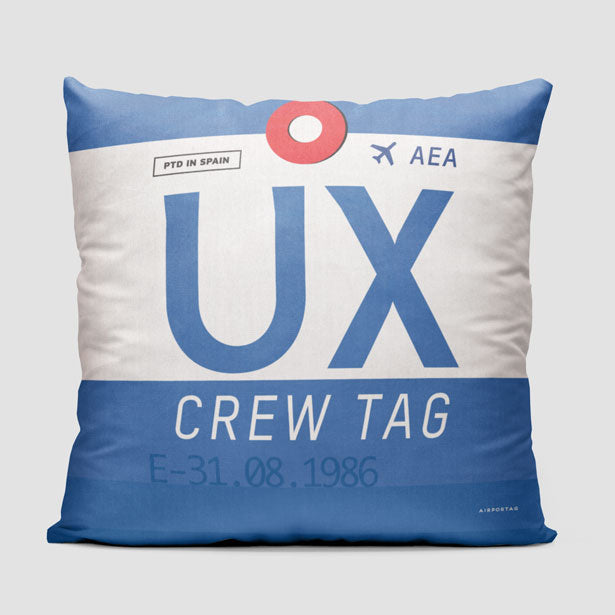 UX - Throw Pillow - Airportag