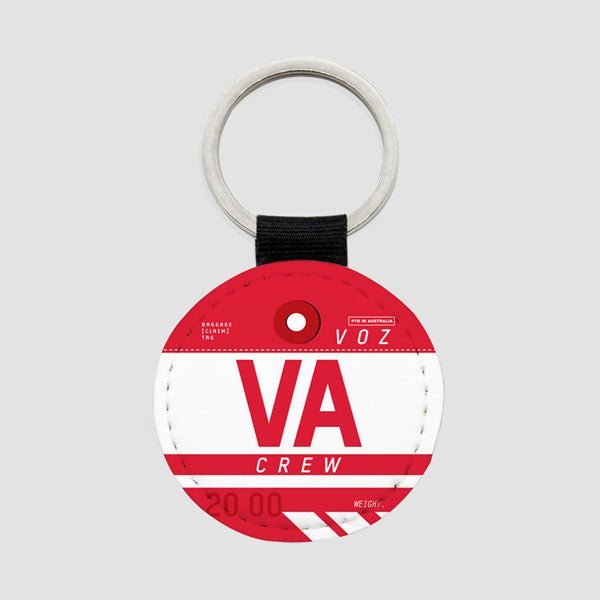 VA - Round Keychain