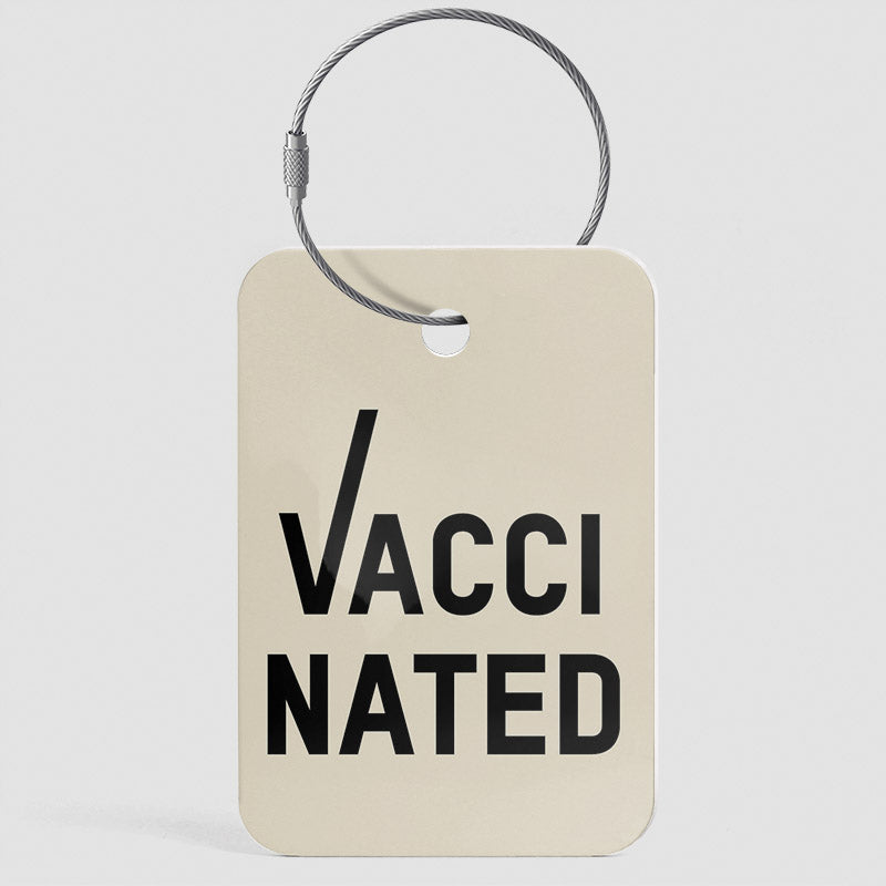 Vacciné - Étiquette de bagage