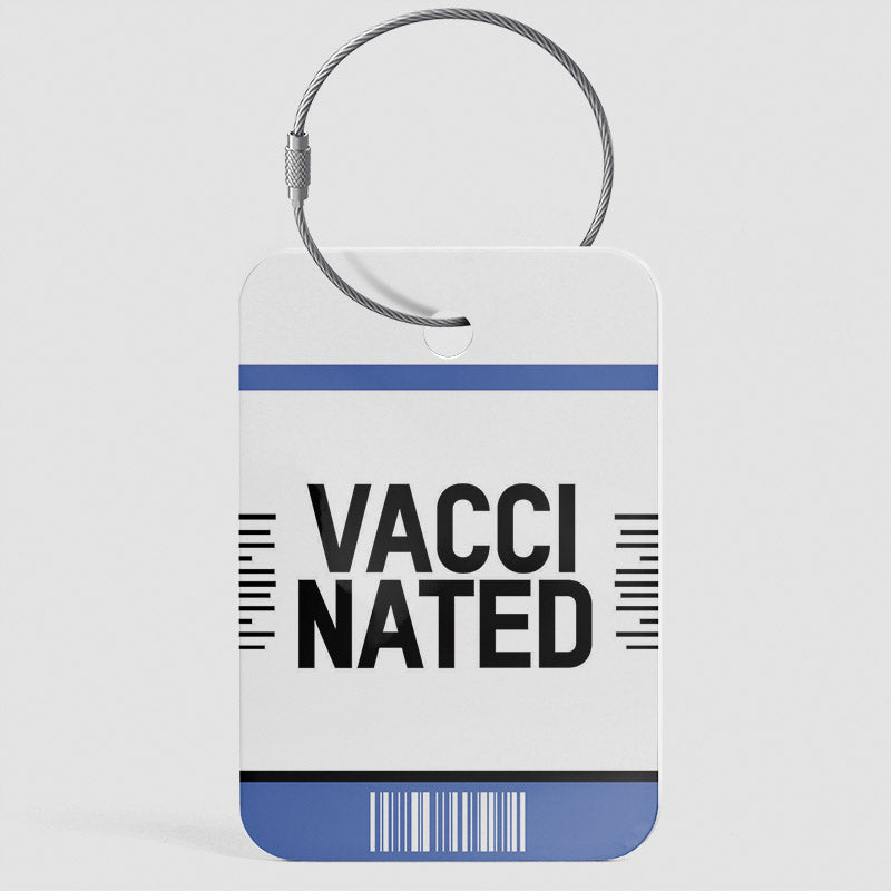Étiquette vaccinée - Étiquette de bagage