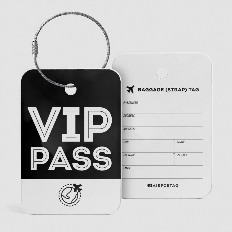 Pass VIP - Étiquette de bagage