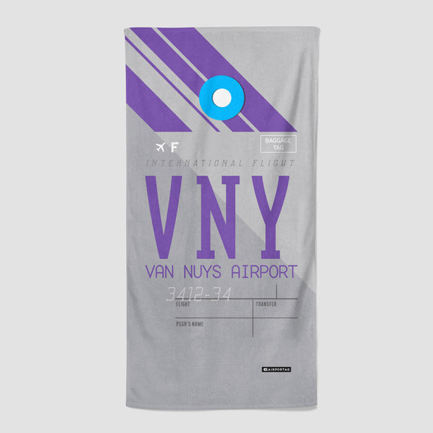 VNY - Beach Towel - Airportag