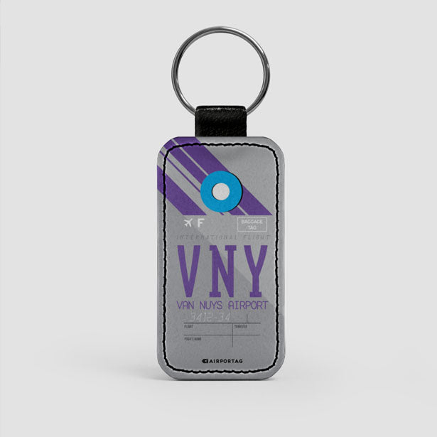 VNY - Leather Keychain - Airportag