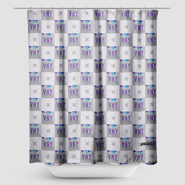 VNY - Shower Curtain - Airportag