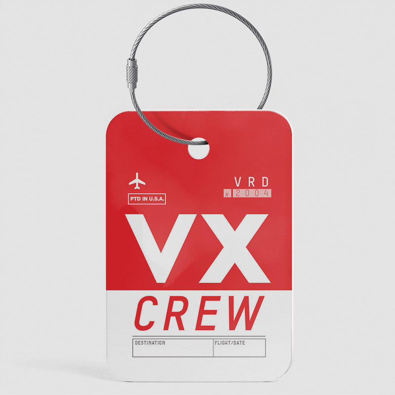 VX - Étiquette de bagage