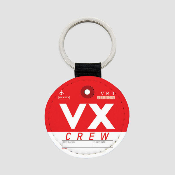 VX - Round Keychain