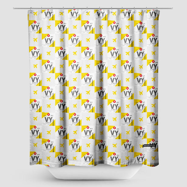 VY - Shower Curtain - Airportag