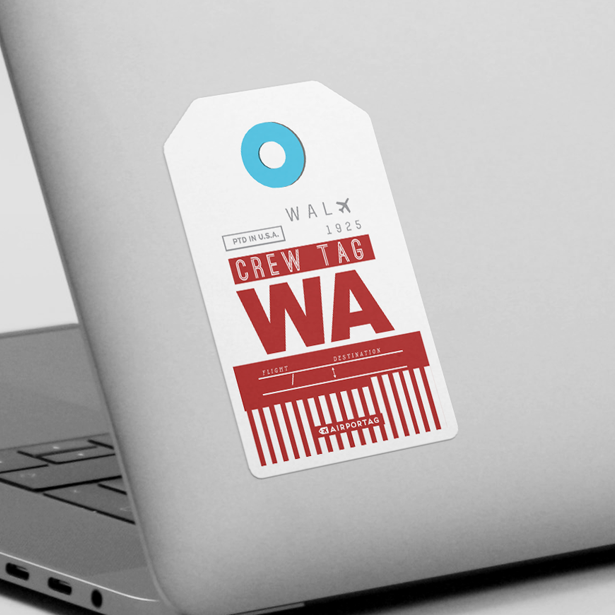 WA - Sticker - Airportag