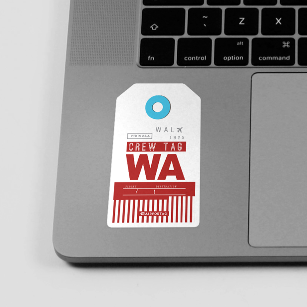 WA - Sticker - Airportag