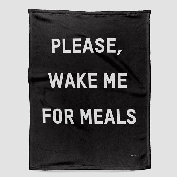 Wake Me For Meals - Blanket - Airportag