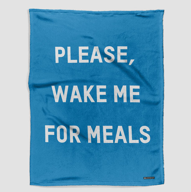 Wake Me For Meals - Blanket - Airportag