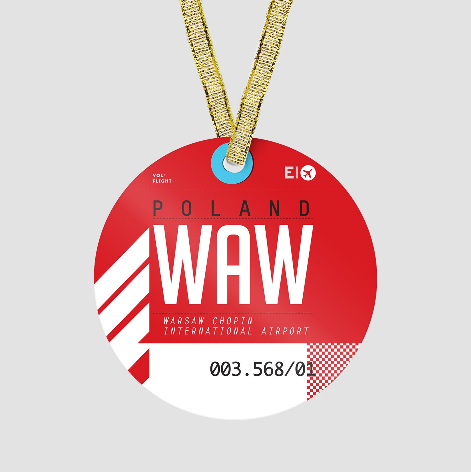 WAW - Ornament - Airportag