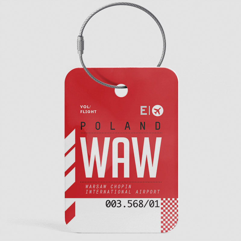 WAW - Étiquette de bagage