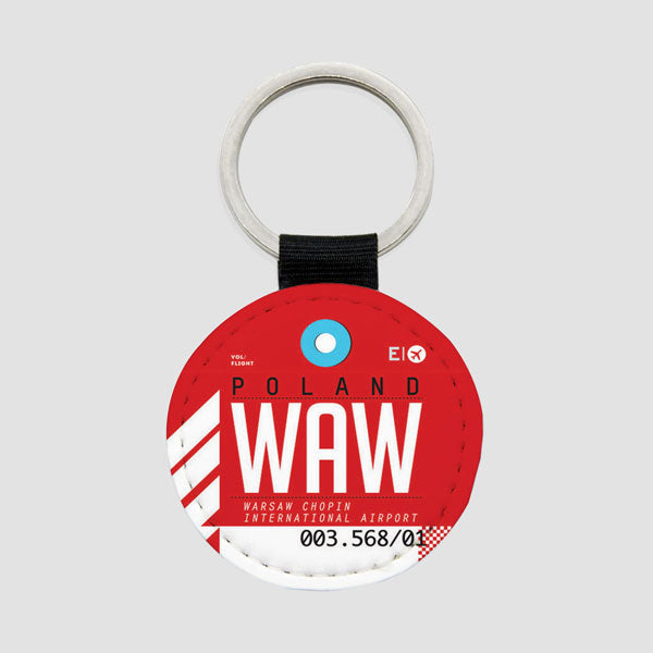WAW - Round Keychain