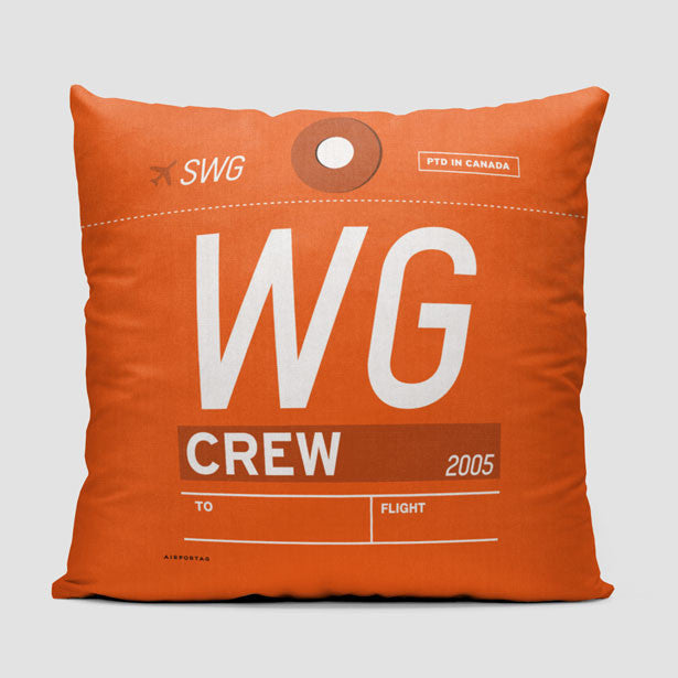 WG - Throw Pillow - Airportag