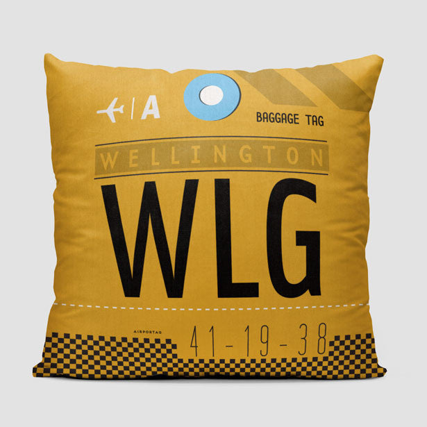WLG - Throw Pillow - Airportag