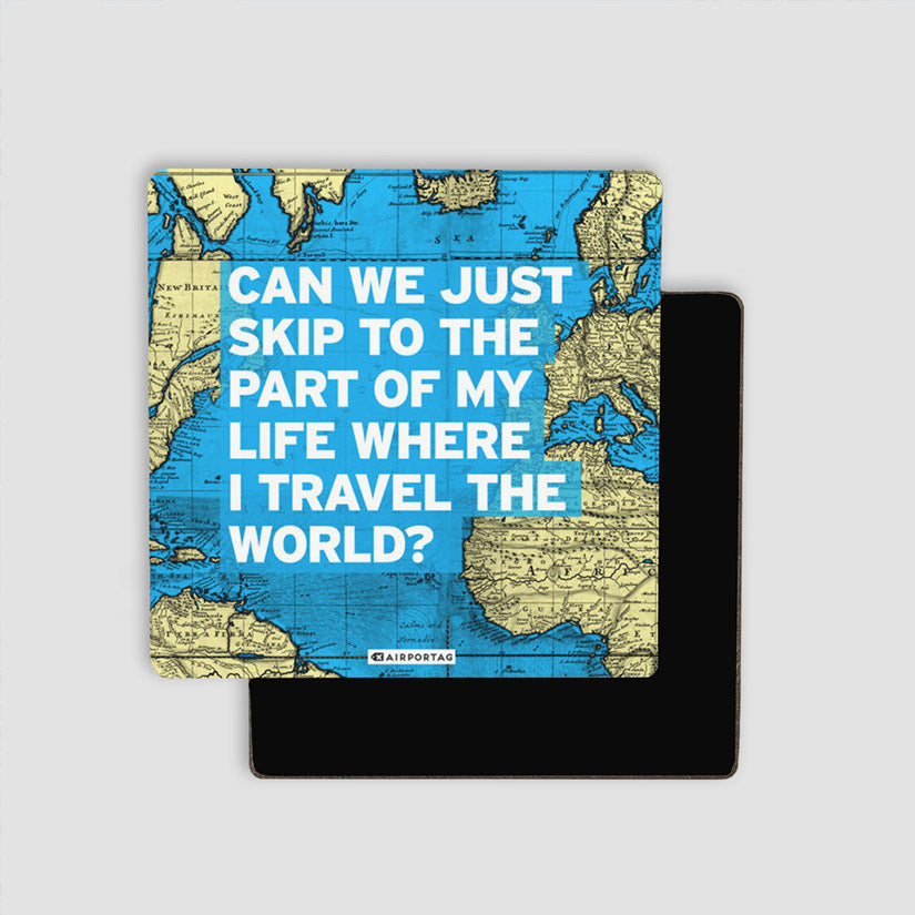 Can We Just - World Map - Magnet