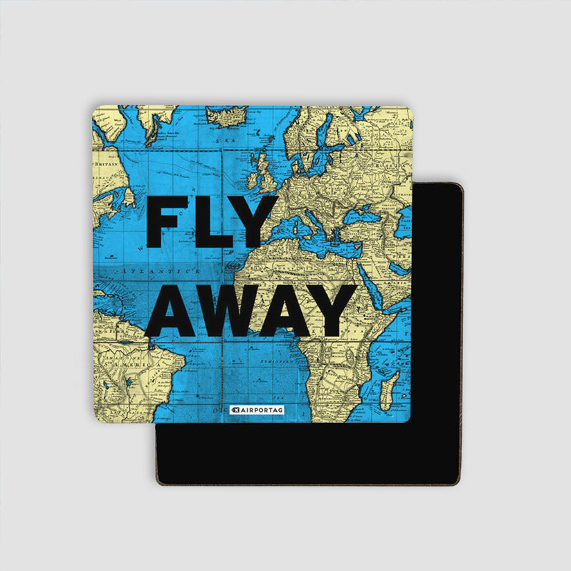 Fly Away - World Map - Magnet