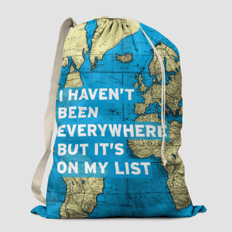I Haven't Been - World Map - Laundry Bag - Airportag