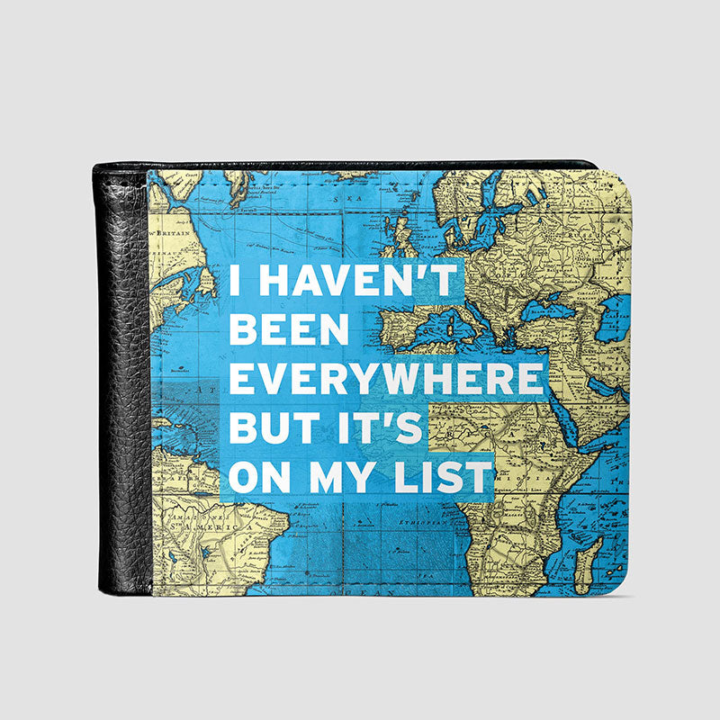 Haven't Been - World Map - Men's Wallet