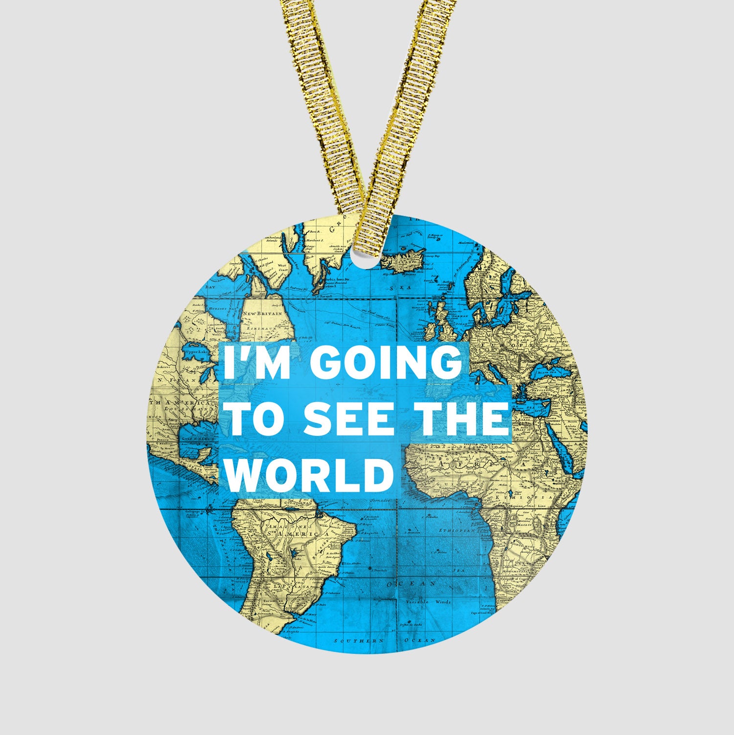 I'm Going - World Map - Ornament - Airportag
