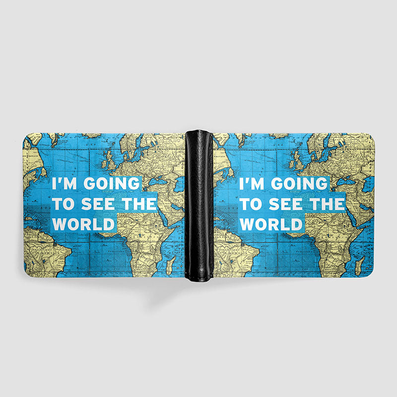 I'm Going - World Map - Men's Wallet
