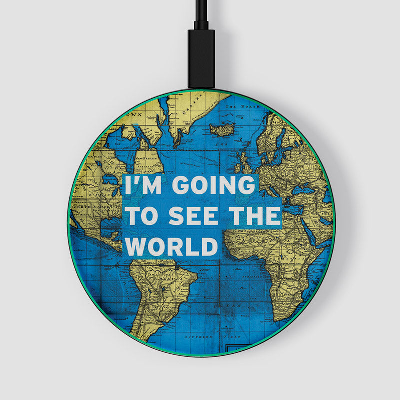 I'm Going - World Map - Wireless Charger