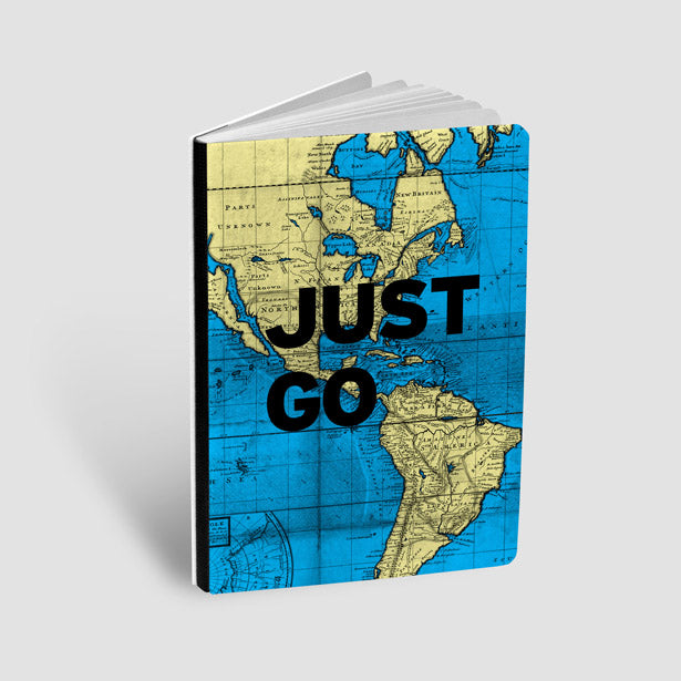 Just Go - World Map - Journal - Airportag