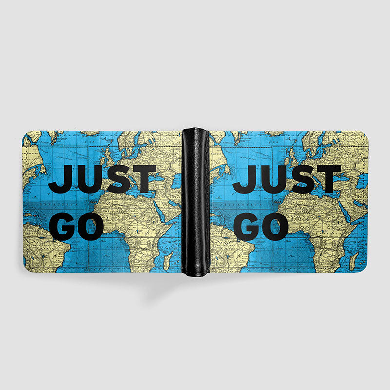 Just Go - World Map - Men's Wallet