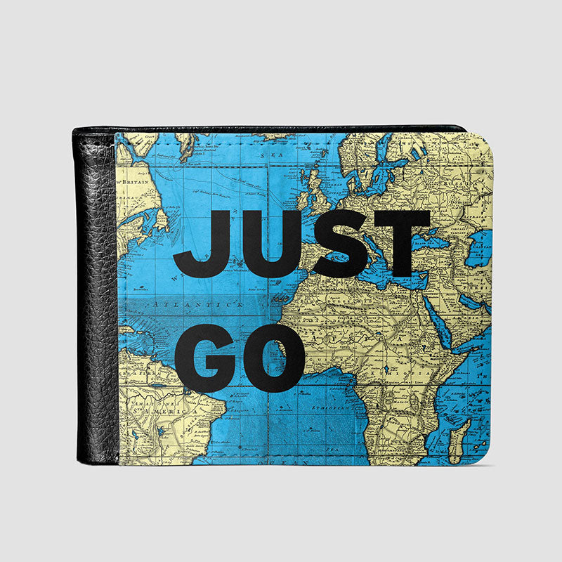 Just Go - World Map - Men's Wallet