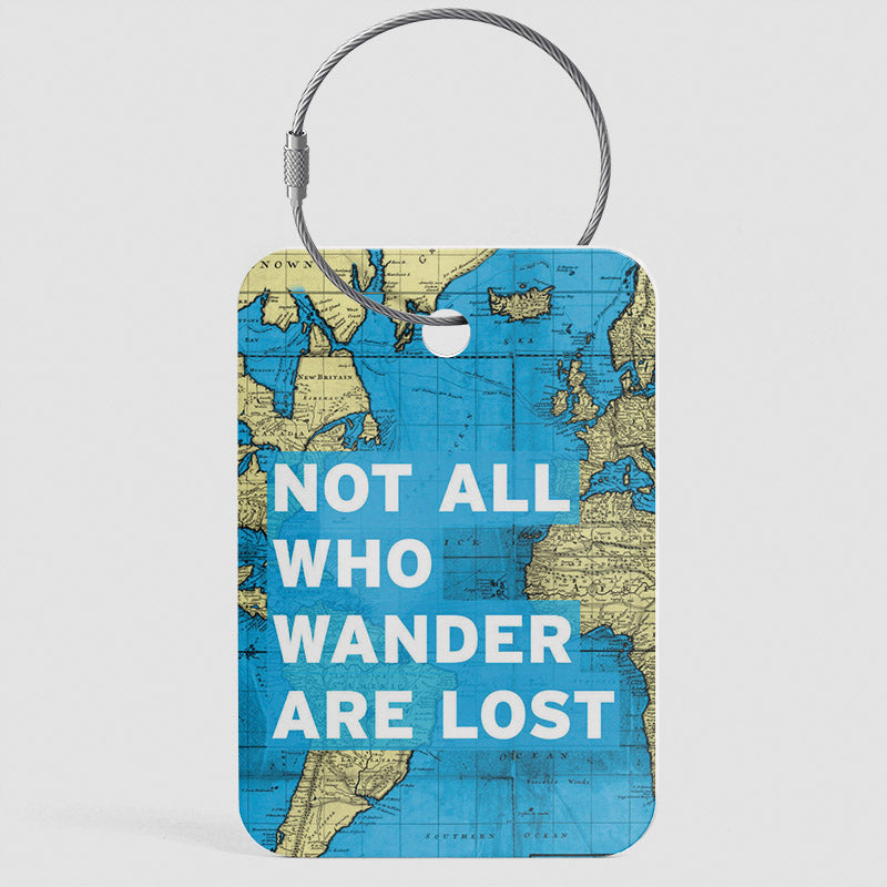 すべての人ではない - 世界地図 - 荷物タグ