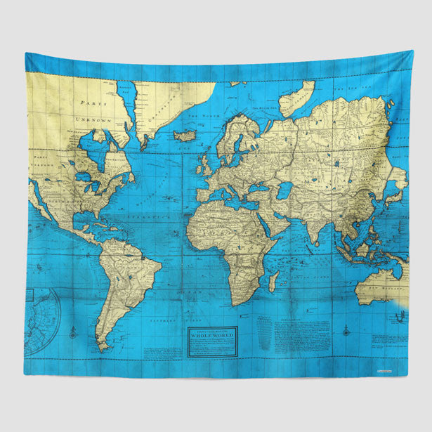 World Map - Wall Tapestry - Airportag