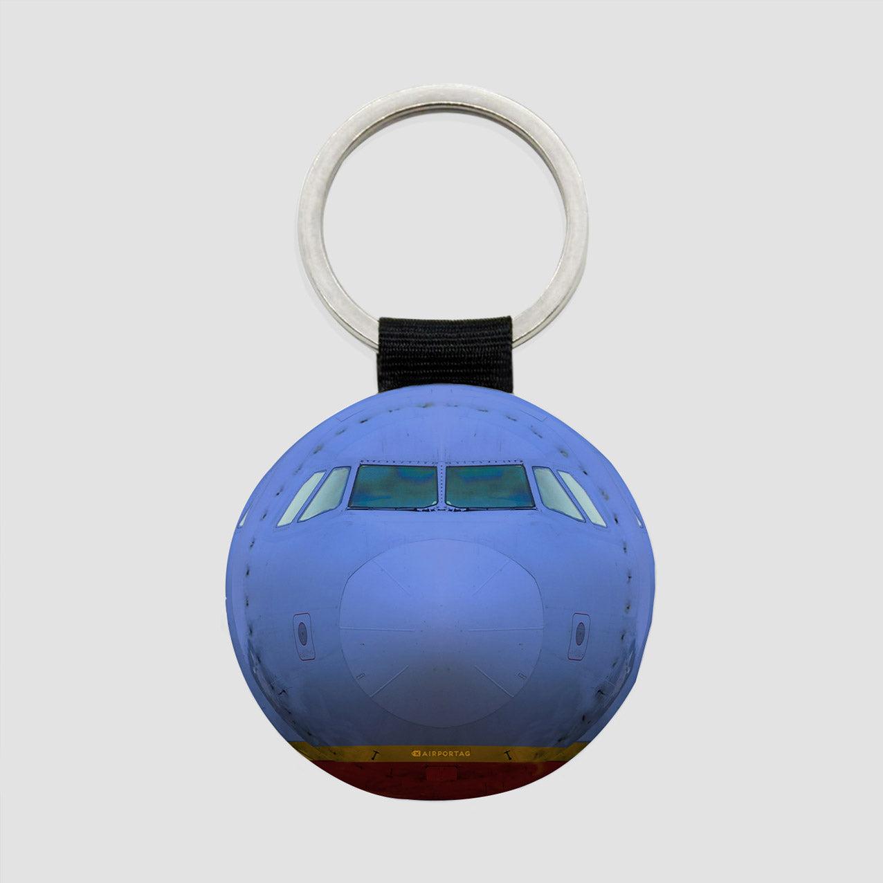 WN Airplane - Round Keychain