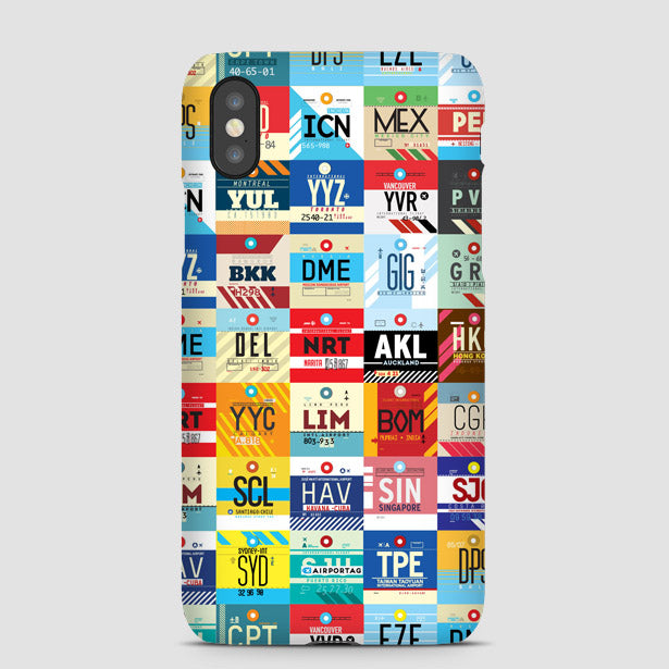 Worldwide Airports - Phone Case - Airportag