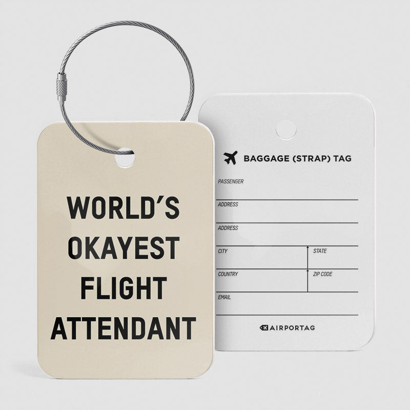 L'agent de bord le plus correct du monde - Étiquette de bagage