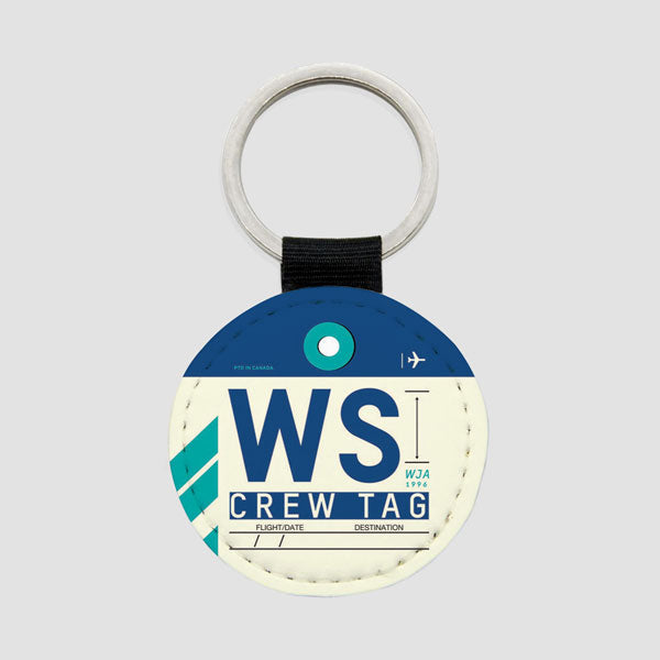 WS - Round Keychain