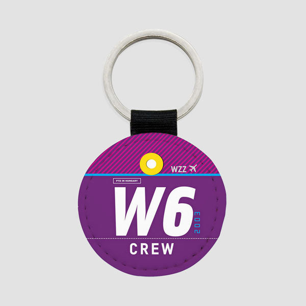 W6 - Porte-clés rond