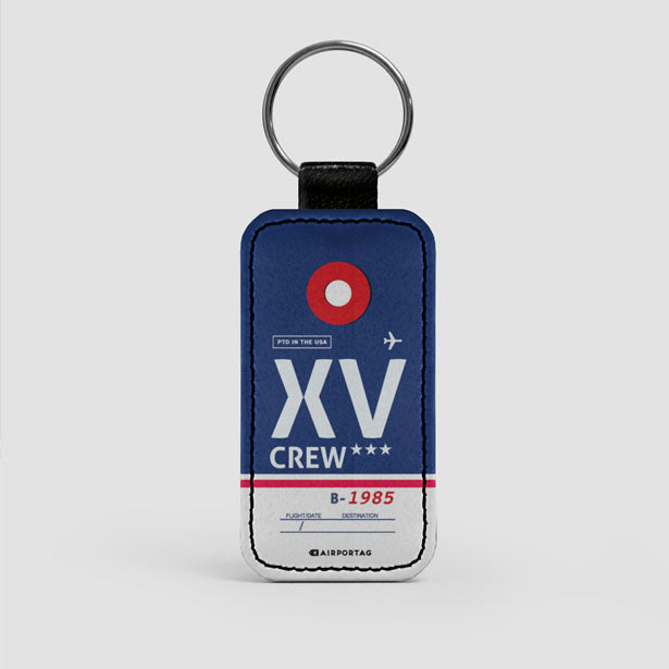 XV - Leather Keychain - Airportag