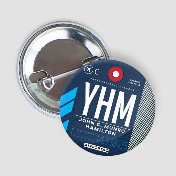 YHM - Button - Airportag