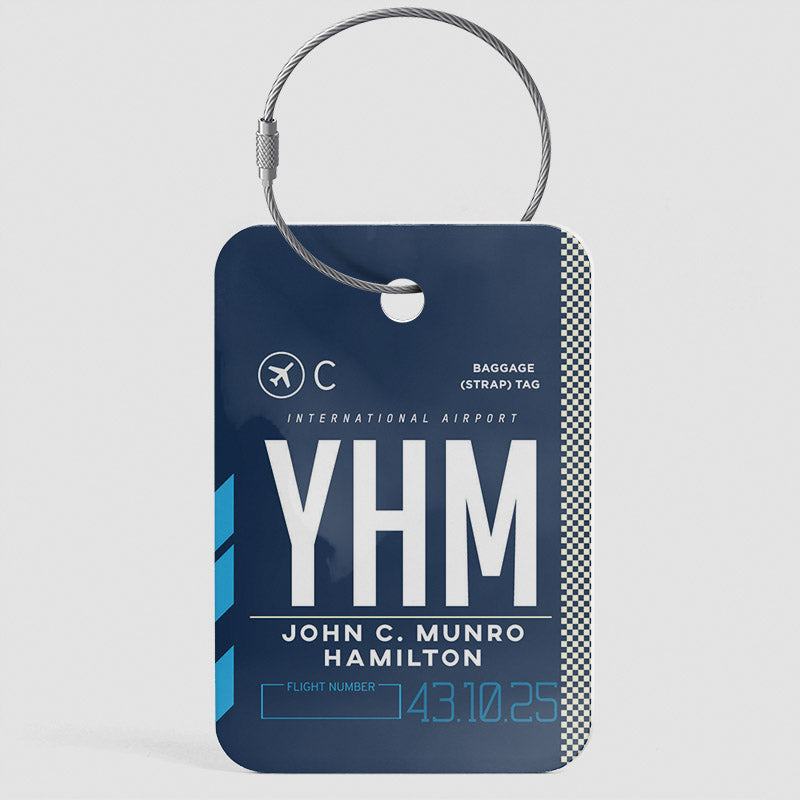 YHM - Étiquette de bagage