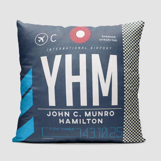 YHM - Throw Pillow - Airportag