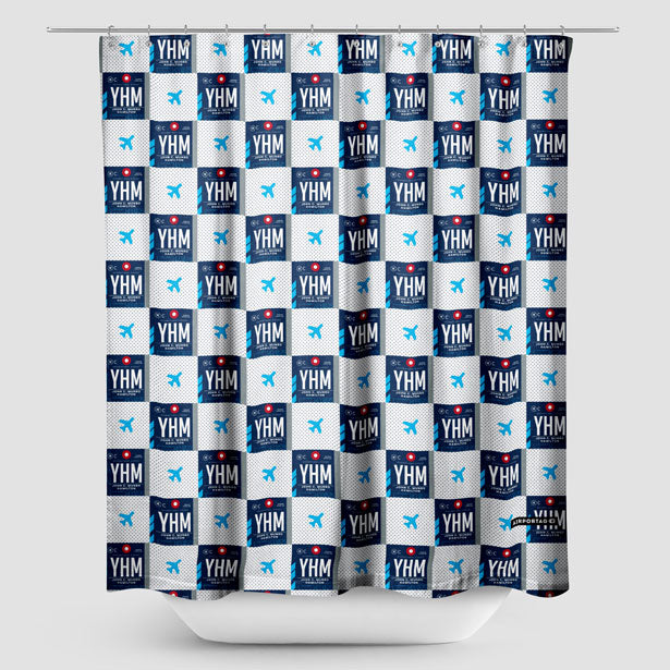 YHM - Shower Curtain - Airportag
