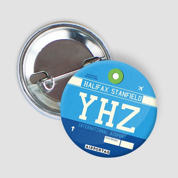YHZ - Button - Airportag
